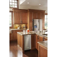 15 inch 22.8 lb. Stainless Freestanding Icemaker