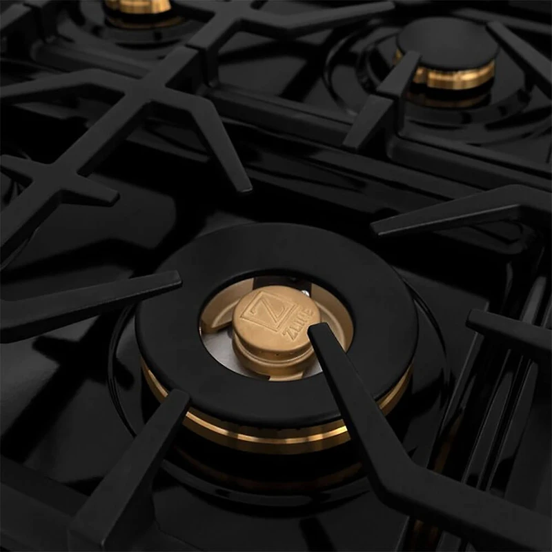 60 inch Autograph Edition Black/Bronze Freestanding Double Oven Dual Fuel Range