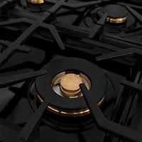 60 inch Autograph Edition Black/Bronze Freestanding Double Oven Dual Fuel Range