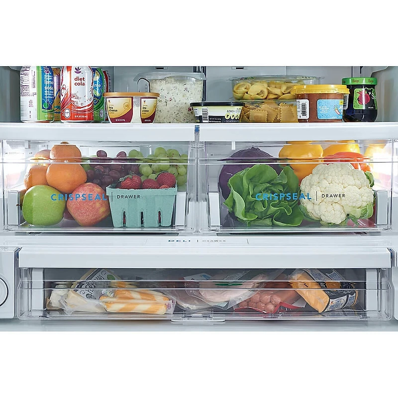 22.6 Cu. Ft. Stainless Counter-Depth French Door Refrigerator