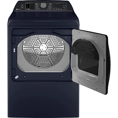 7.3 Cu. Ft. Sapphire Blue Top Load High Efficiency Smart Electric Dryer