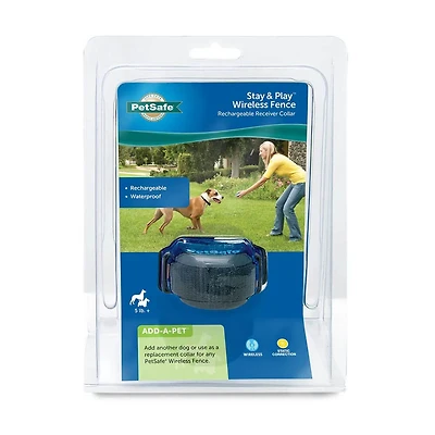 Stay & Play Wireless Fence Rechargeable Receiver Collar