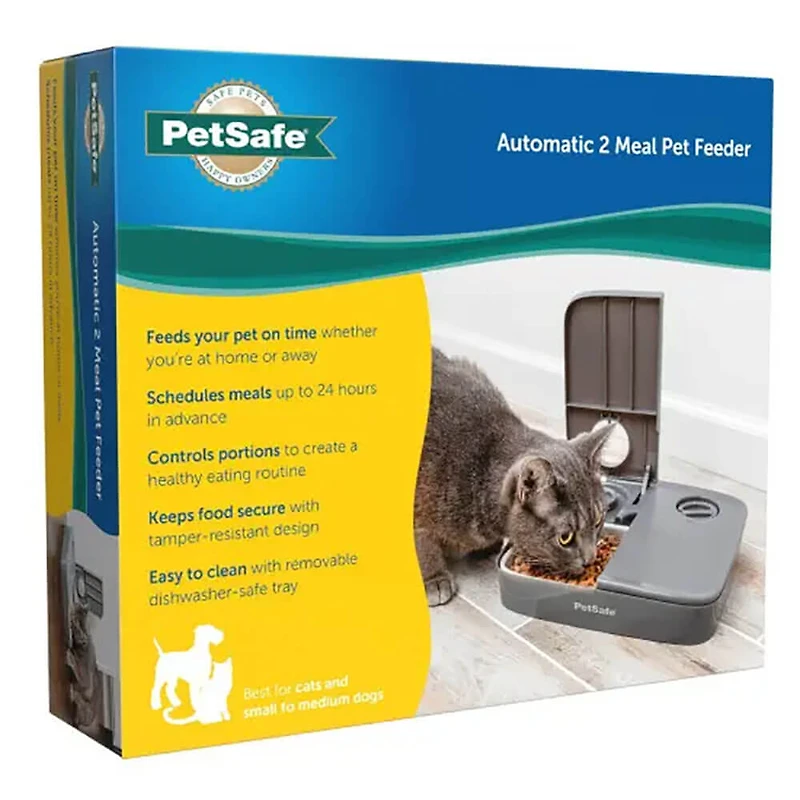 Automatic 2 Meal Pet Feeder