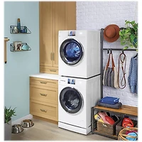 24 inch Washer/Dryer Laundry Pedestal - White