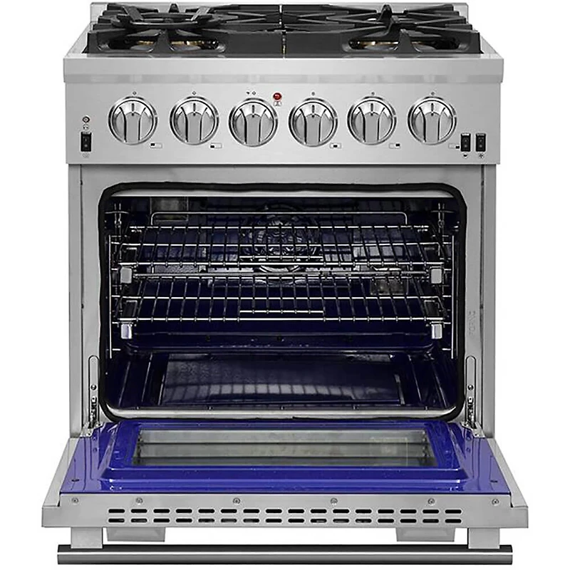 30 inch Stainless Freestanding Dual Fuel Range