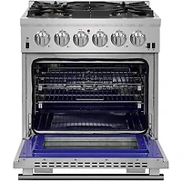 30 inch Stainless Freestanding Dual Fuel Range