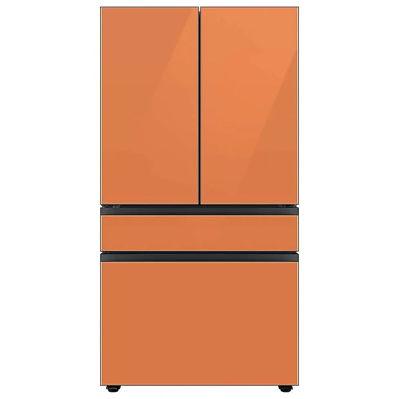 Bespoke 4-Door French Door Refrigerator Panel - Top Panel - Clementine Glass - OPEN BOX