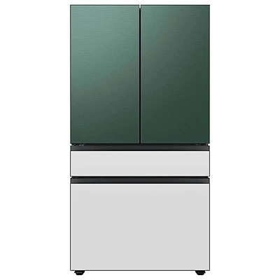 Bespoke 4-Door French Door Refrigerator Panel - Top Panel - Emerald Steel