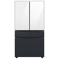 Bespoke 4-Door French Door Refrigerator Panel - Middle Panel - Matte Black Steel