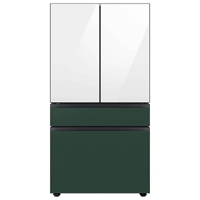Bespoke 4-Door French Door Refrigerator Panel - Middle Panel - Emerald Steel