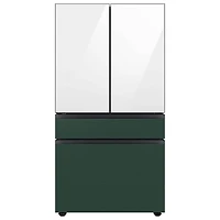 Bespoke 4-Door French Door Refrigerator Panel - Middle Panel - Emerald Steel