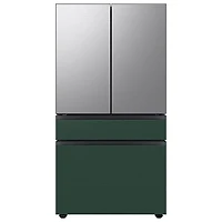 Bespoke 4-Door French Door Refrigerator Panel - Middle Panel - Emerald Steel