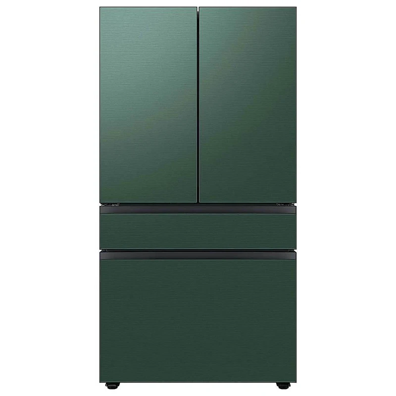Bespoke 4-Door French Door Refrigerator Panel - Middle Panel - Emerald Steel