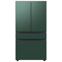 Bespoke 4-Door French Door Refrigerator Panel - Middle Panel - Emerald Steel