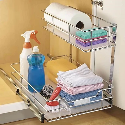 2-Tier Cabinet Organizer - Open Box