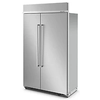 30 Cu. Ft. Stainless PrintShield Built-In Side-by-Side Refrigerator