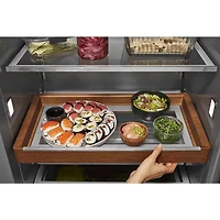 30 Cu. Ft. Stainless PrintShield Built-In Side-by-Side Refrigerator