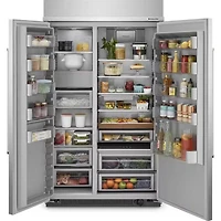 30 Cu. Ft. Stainless PrintShield Built-In Side-by-Side Refrigerator