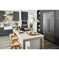 30 Cu. Ft. Stainless PrintShield Built-In Side-by-Side Refrigerator