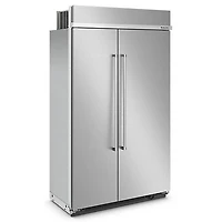30 Cu. Ft. Stainless PrintShield Built-In Side-by-Side Refrigerator