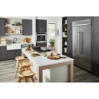 30 Cu. Ft. Stainless PrintShield Built-In Side-by-Side Refrigerator