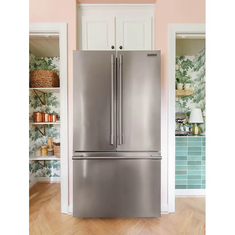 23.3 Cu. Ft. Stainless Steel French Door Counter-Depth Refrigerator
