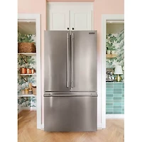 23.3 Cu. Ft. Stainless Steel French Door Counter-Depth Refrigerator