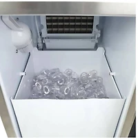 50 lbs. Stainless Steel Outdoor Built-In Ice Maker