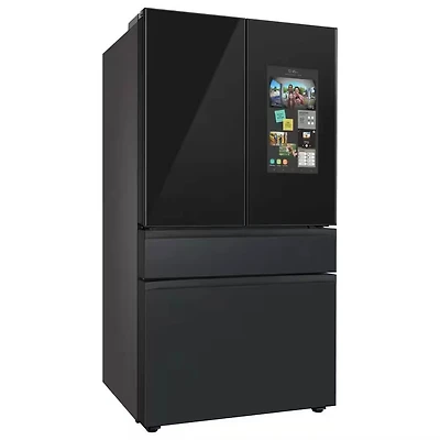 29 Cu. Ft. Bespoke Matte Black 4-Door French Door Refrigerator