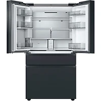 29 Cu. Ft. Bespoke Matte Black 4-Door French Door Refrigerator