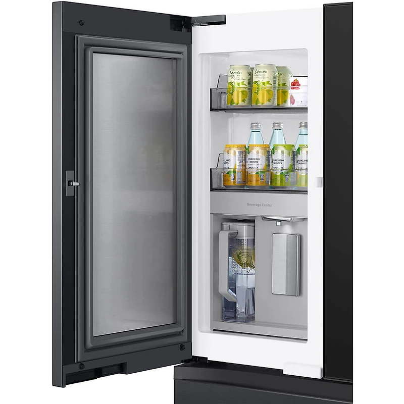 29 Cu. Ft. Bespoke Matte Black 4-Door French Door Refrigerator