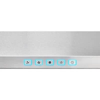 30 inch Stainless Convertible Wall-Mount Pyramidal Chimney Range Hood