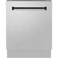 24 inch Autograph Edition Tall Dishwasher Panel - Stainless/Matte Black