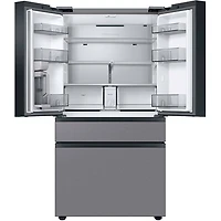 23 Cu. Ft. Bespoke Stainless Counter-Depth 4-Door French Door Refrigerator