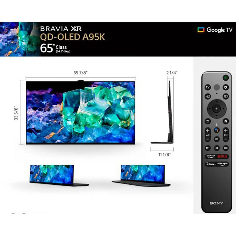Bravia 65 inch XR 4K HDR OLED Smart Google TV OPEN BOX 