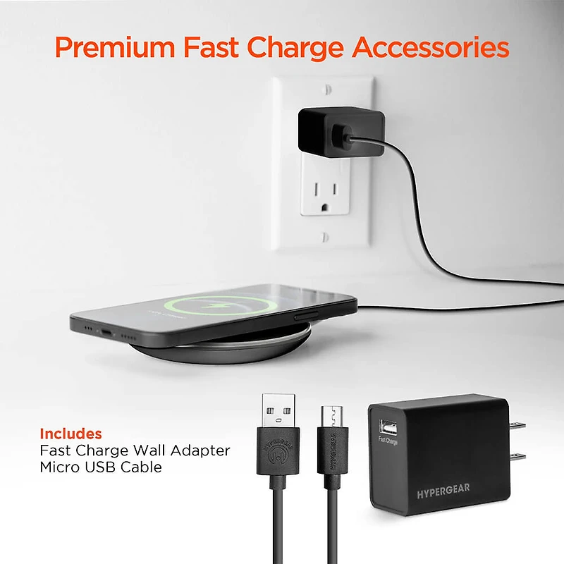 ChargePad Pro 15W Wireless Fast Charger - Black