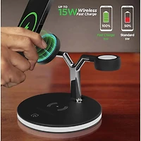 MaxCharge 3-in-1 Wireless Charging Stand