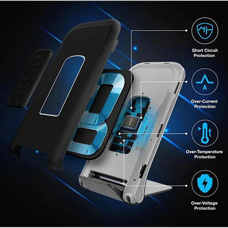 Power Stand 15W Foldable Fast Wireless Charger - OPEN BOX