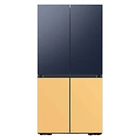 Bespoke 4-Door Flex Refrigerator Panel - Bottom Panel - Sunrise Yellow Glass - OPEN BOX