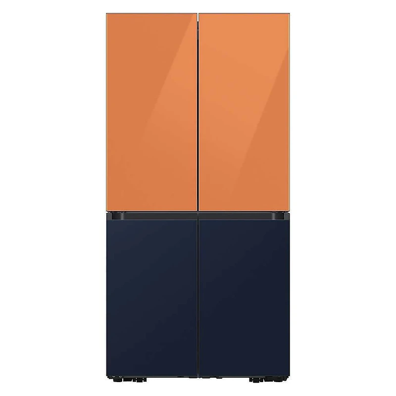 Bespoke 4-Door Flex Refrigerator Panel - Top Panel - Clementine Glass - OPEN BOX