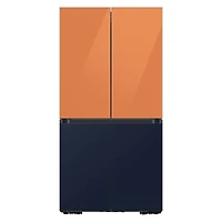 Bespoke 4-Door Flex Refrigerator Panel - Top Panel - Clementine Glass - OPEN BOX
