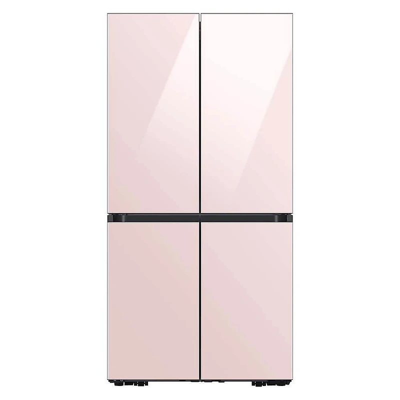 Bespoke 4-Door Flex Refrigerator Panel - Top Panel - Pink Glass