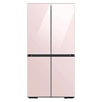 Bespoke 4-Door Flex Refrigerator Panel - Top Panel - Pink Glass