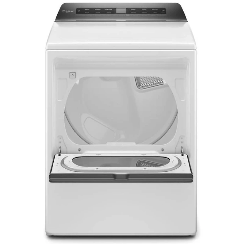 7.4 Cu. Ft. White Smart Top Load Electric Dryer - OPEN BOX