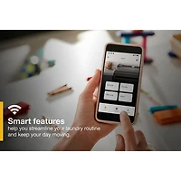 7.4 Cu. Ft. White Smart Top Load Electric Dryer - OPEN BOX