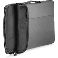 15 inch Cross-Hatch Notebook Carry Sleeve with Handle - Gray - OPEN BOX