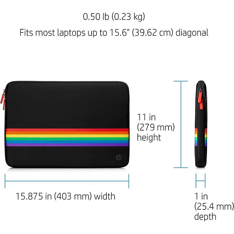 15 inch Rainbow Spectrum Notebook Sleeve