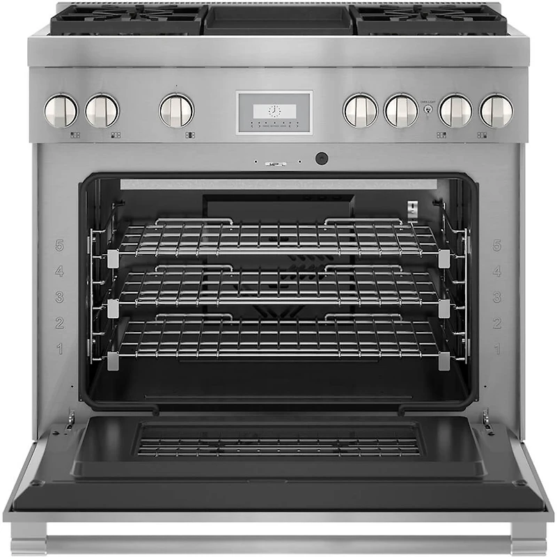 5.0 Cu. Ft. Stainless Freestanding Gas Convection Range 