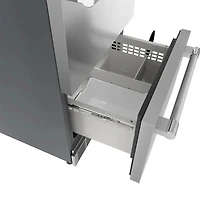 4.3 Cu. Ft. Professional Stainless Undercounter Double Drawer Freezer/Refrigerator