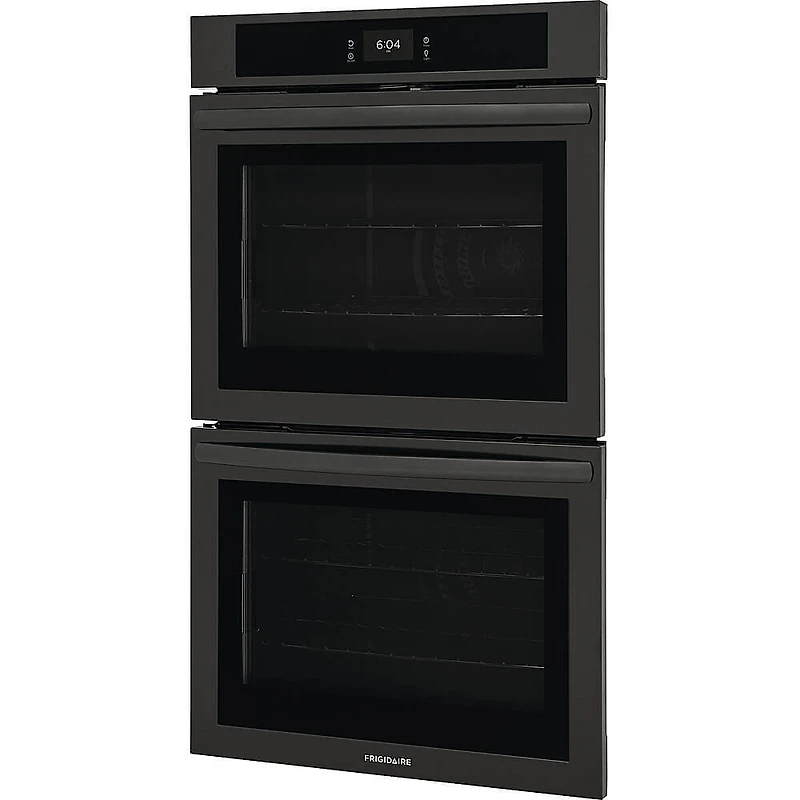 30 inch Black Built-In Double Electric Convection Wall Oven